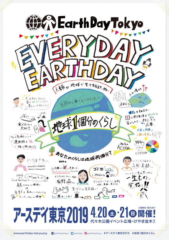 「アースデイ東京2019」に参加決定