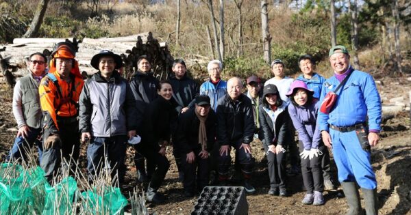 晩秋の盛岡　漆の森づくりの一日